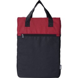 Sac à dos  en polyester rPET Olive personnalisé pas cher Matières : polyester Couleurs : rouge goodies publicitaire événementiel