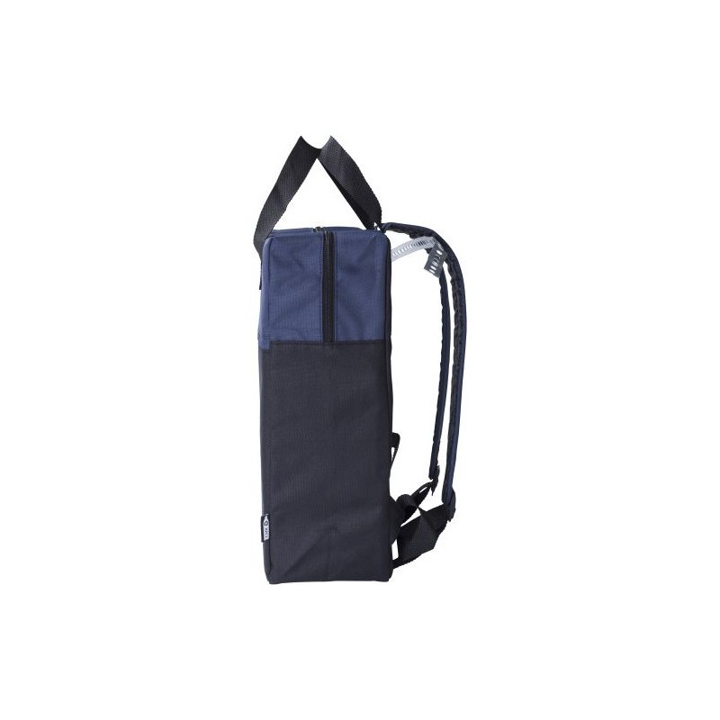 Sac à dos  en polyester rPET Olive personnalisé pas cher Matières : polyester Couleurs : noir goodies personnalisé en stock