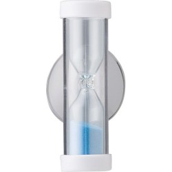 Sablier en verre personnalisé chic Mia Matières : ABS Couleurs : bleu clair goodies publicitaire événementiel