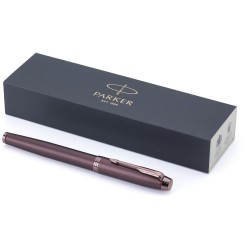 Roller Monochrome Personnalisé Pas Cher - Stylo Premium Parker IM Matières : métal Couleurs : champagne 2