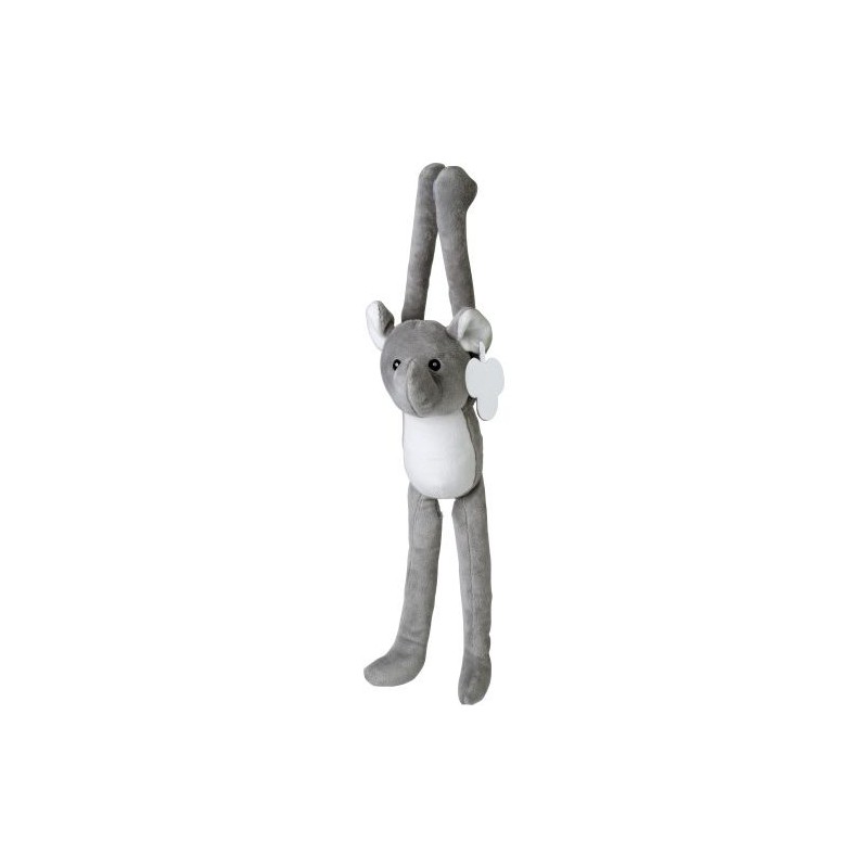 Peluche Éléphant en polyester Personnalisée - Madeline, Idée Cadeau Unique personnalisable avec votre logo