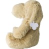 Peluche personnalisée en polyester 'Chien' - Hailey Matières : polyester Couleurs : beige marquage laser ultra précis