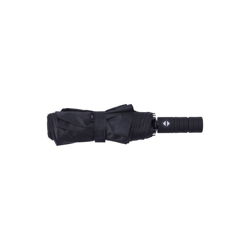 Parapluie pliable  en rPET 190T - Kameron Matières : polyester Couleurs : noir cadeau entreprise pas cher