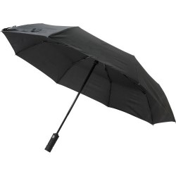Parapluie pliable  en rPET 190T - Kameron Matières : polyester Couleurs : noir livraison express 24h 48h