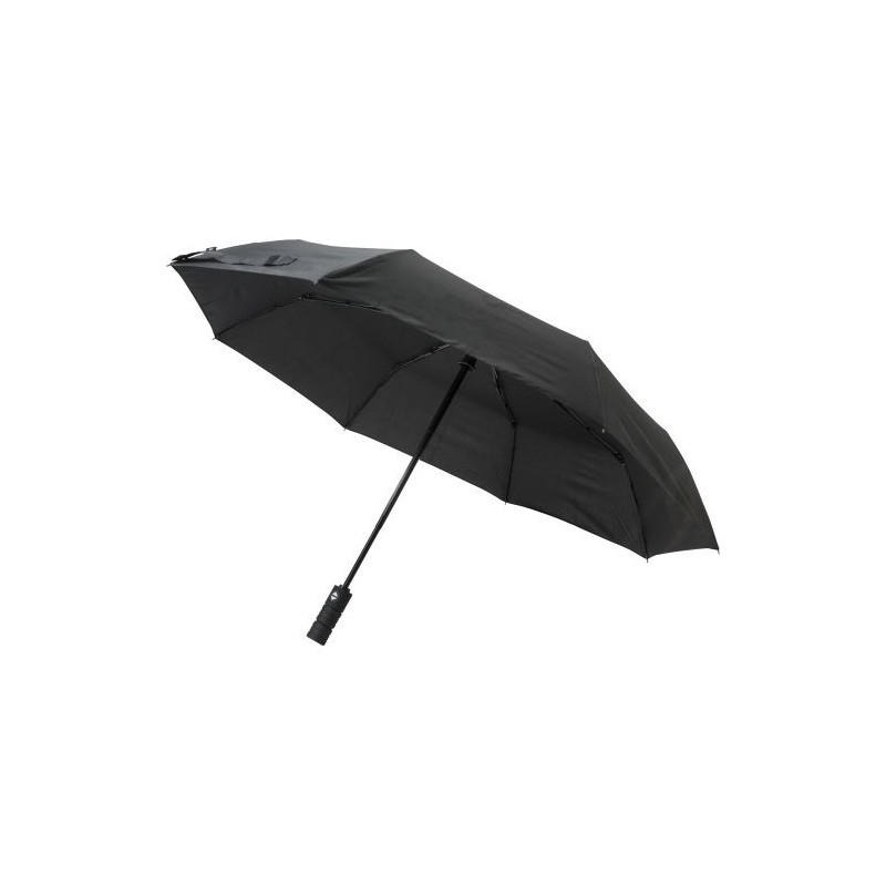 Parapluie pliable  en rPET 190T - Kameron Matières : polyester Couleurs : noir livraison express 24h 48h