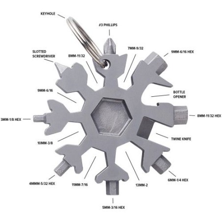 Outil Multifonction en Acier Inoxydable Abel Personnalisé