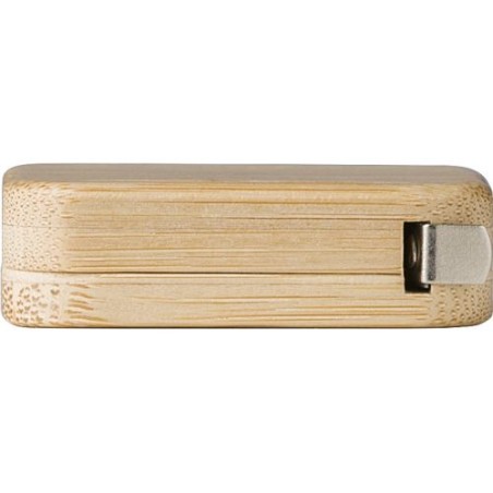 Mètre-ruban en bambou Callum - Éco-responsable et Pratique Personnalisé