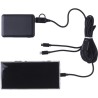 Câble de charge personnalisé en nylon pratique Sable pas cher Matières : métal Couleurs : noir goodies publicitaire événementiel
