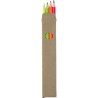 Ensemble de 4 Surligneurs Personnalisés Colorés Kaden Matières : bois Couleurs : brun personnalisable avec votre logo