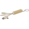 Câble de charge  en carton personnalisé Tyson Matières : acier inoxydable Couleurs : brun impression haute définition