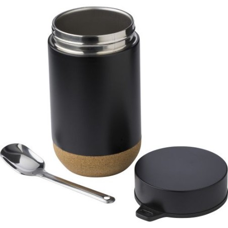 Récipient isotherme double paroi en inox personnalisé Nash Matières : métal Couleurs : argenté livraison express 24h 48h