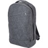 Sac à dos  en feutre rPET personnalisé Eleanor Matières : nylon Couleurs : gris foncé impression haute définition