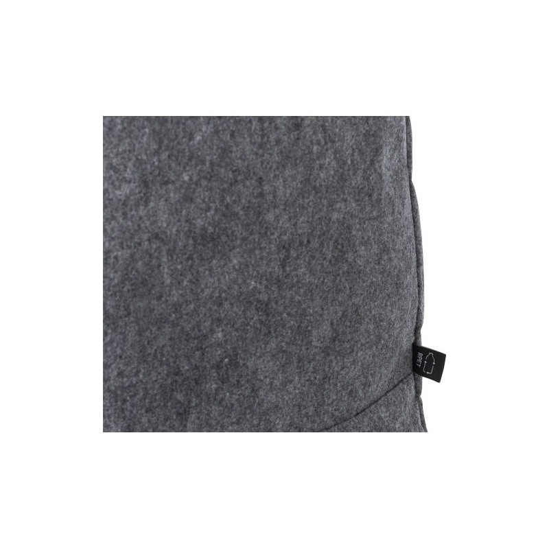 Sac à dos  en feutre rPET personnalisé Eleanor Matières : nylon Couleurs : gris foncé cadeau collaborateur premium