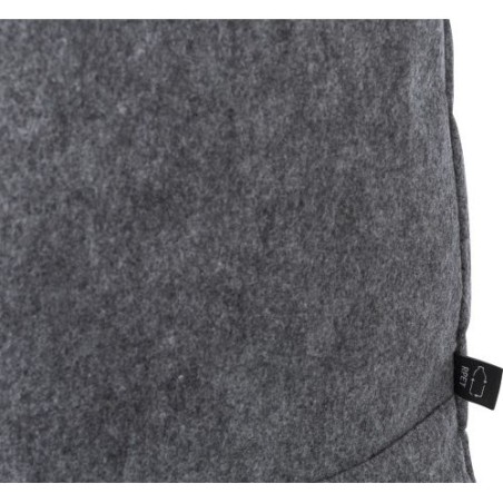 Sac à dos  en feutre rPET personnalisé Eleanor Matières : nylon Couleurs : gris foncé cadeau collaborateur premium