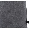 Sac à dos  en feutre rPET personnalisé Eleanor Matières : nylon Couleurs : gris foncé cadeau collaborateur premium