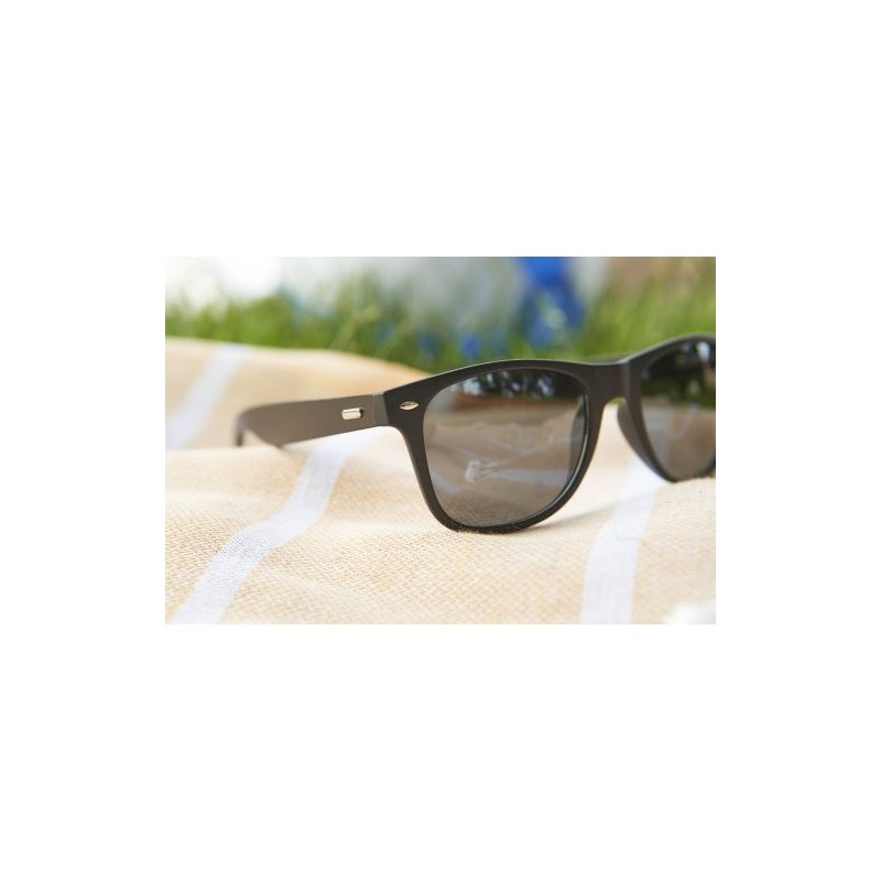 Lunettes de soleil s en ABS et bambou avec protection UV Jaxon Matières : polyester Couleurs : noir impression haute définition