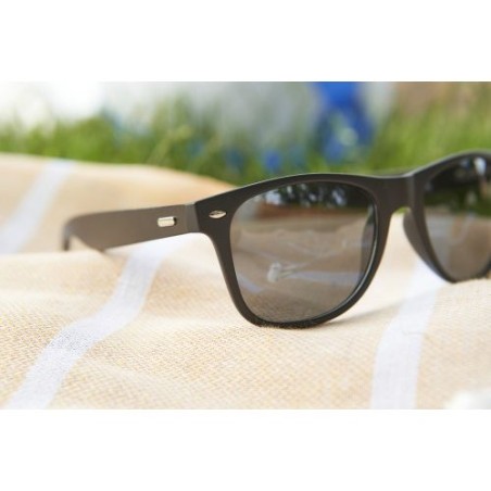 Lunettes de soleil s en ABS et bambou avec protection UV Jaxon Matières : polyester Couleurs : noir impression haute définition