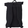 Sac à dos roll-top en polyester personnalisé pour vos loisirs Micah Matières : coton Couleurs : noir personnalisable avec votre 