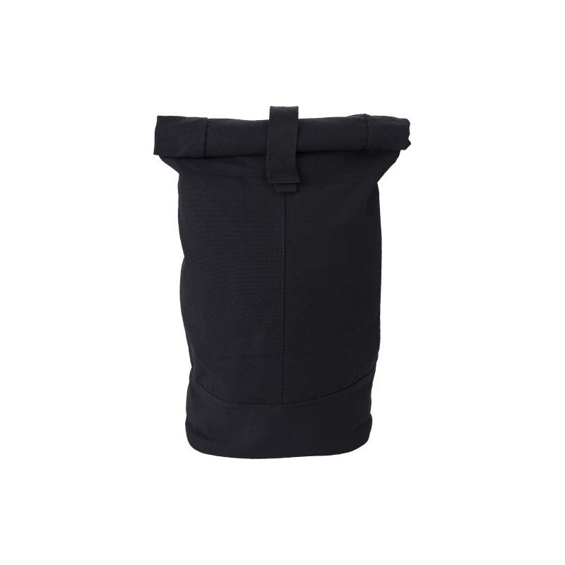 Sac à dos roll-top en polyester personnalisé pour vos loisirs Micah Matières : coton Couleurs : noir cadeau entreprise pas cher