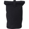 Sac à dos roll-top en polyester personnalisé pour vos loisirs Micah Matières : coton Couleurs : noir cadeau entreprise pas cher