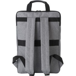 Sac à dos publicitaire et pratique en polycanvas Seth Matières : polyester Couleurs : noir cadeau entreprise pas cher