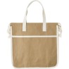 Sac shopping personnalisé en papier laminé  - Emery Matières : coton Couleurs : brun