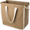 Sac shopping personnalisé en papier laminé  - Emery Matières : coton Couleurs : brun goodies publicitaire événementiel
