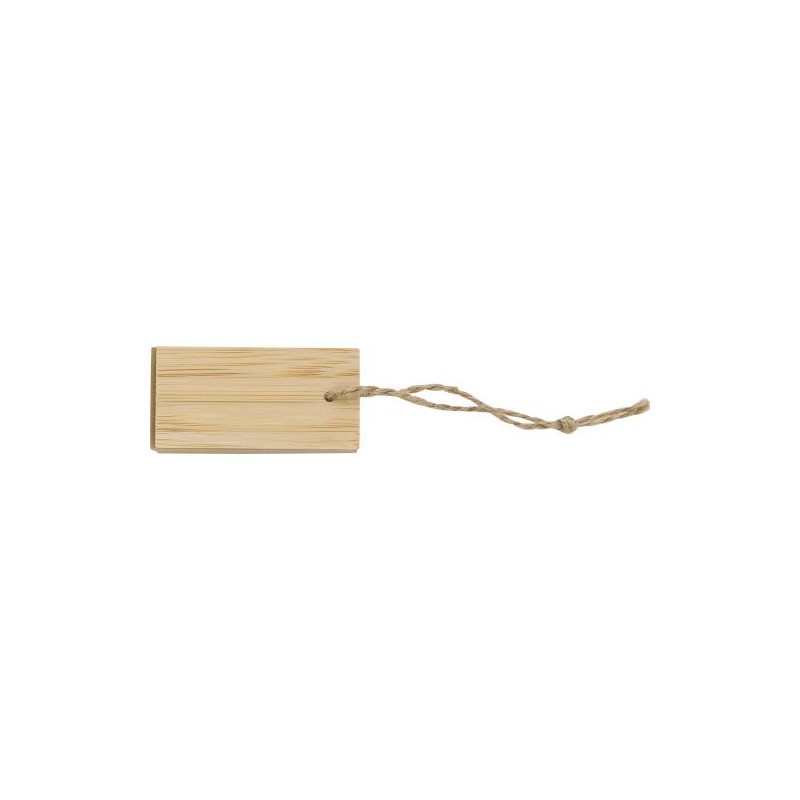 Étui  en bambou avec feuillets pratiques - Kingston Matières : bambou Couleurs : brun