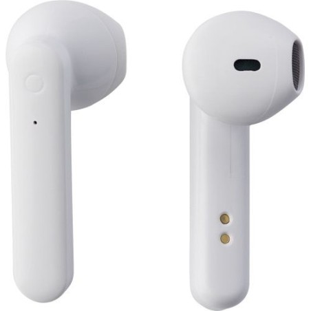 Oreillettes sans fil confortables en ABS - Marmara Matières : bambou Couleurs : bambou personnalisable avec votre logo