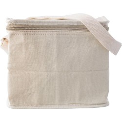 Sac isotherme personnalisé en toile Misha Matières : coton Couleurs : kaki 2