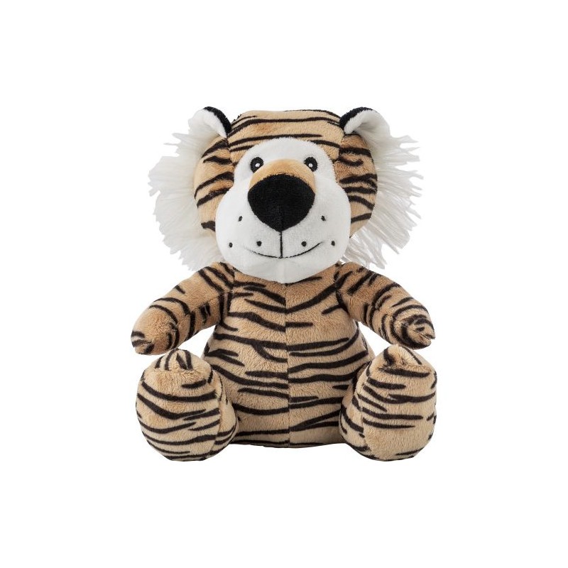 Peluche personnalisée 'Tigre' Hector - Cadeau d'entreprise Matières : polyester Couleurs : multicolore
