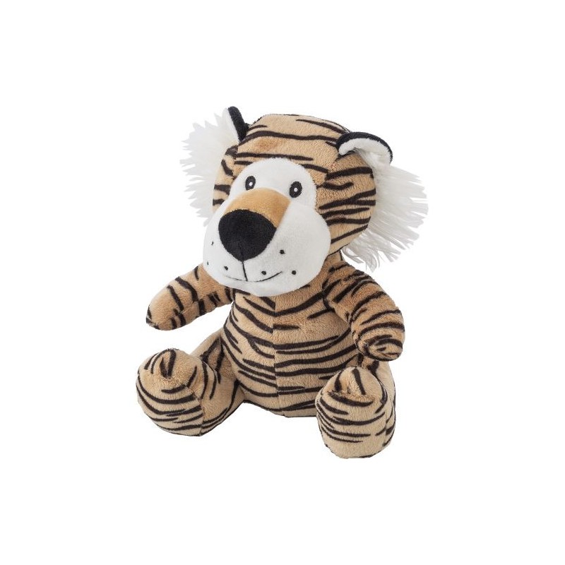 Peluche personnalisée 'Tigre' Hector - Cadeau d'entreprise Matières : polyester Couleurs : multicolore goodies publicitaire évén