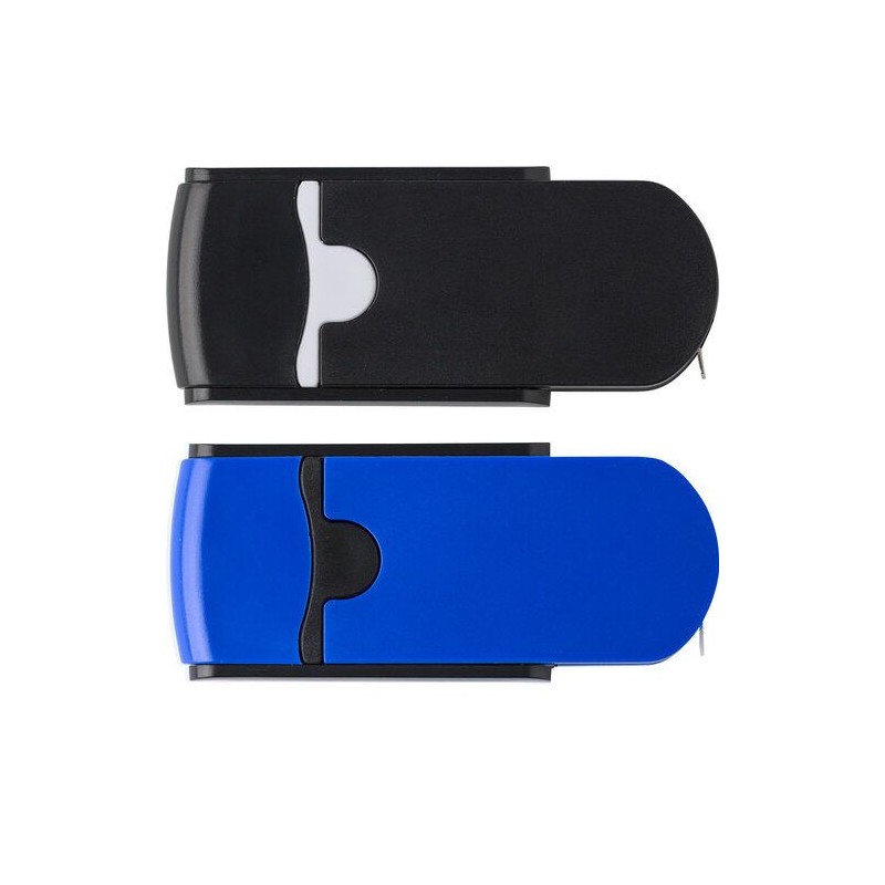 Set personnalisé de tournevis et mètre-ruban - Emir Matières : métal Couleurs : bleu marquage laser ultra précis
