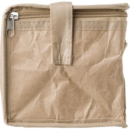Sac isotherme personnalisé en non-tissé  Ollie Matières : aluminium Couleurs : brun goodies publicitaire événementiel