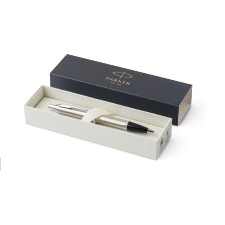 Roller en laiton et chrome chic personnalisé Parker IM Matières : métal Couleurs : argenté cadeau client original