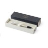 Roller en laiton et chrome chic personnalisé Parker IM Matières : métal Couleurs : argenté cadeau client original