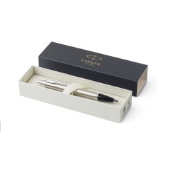 Roller en laiton et chrome chic personnalisé Parker IM Matières : métal Couleurs : noir impression logo haute qualité
