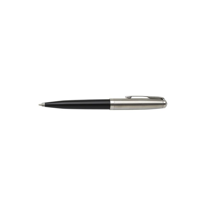 Stylo bille en acier inoxydable personnalisé Parker 51 Matières : métal Couleurs : noir personnalisable avec votre logo
