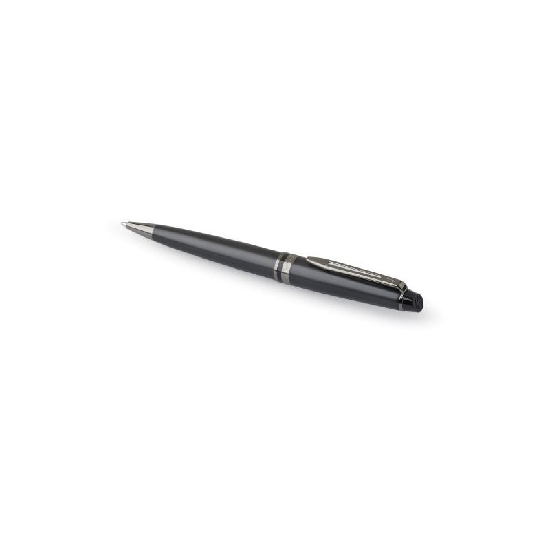 Stylo bille personnalisé écoulé Waterman Expert Matières : métal Couleurs : noir impression haute définition