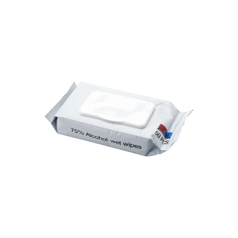 Set de 50 lingettes désinfectantes personnalisées Estella Couleurs : blanc livraison express 24h 48h