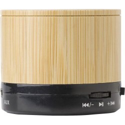 Enceinte sans fil  en bambou personnalisée - Rosalinda Matières : bambou Couleurs : bambou impression haute définition