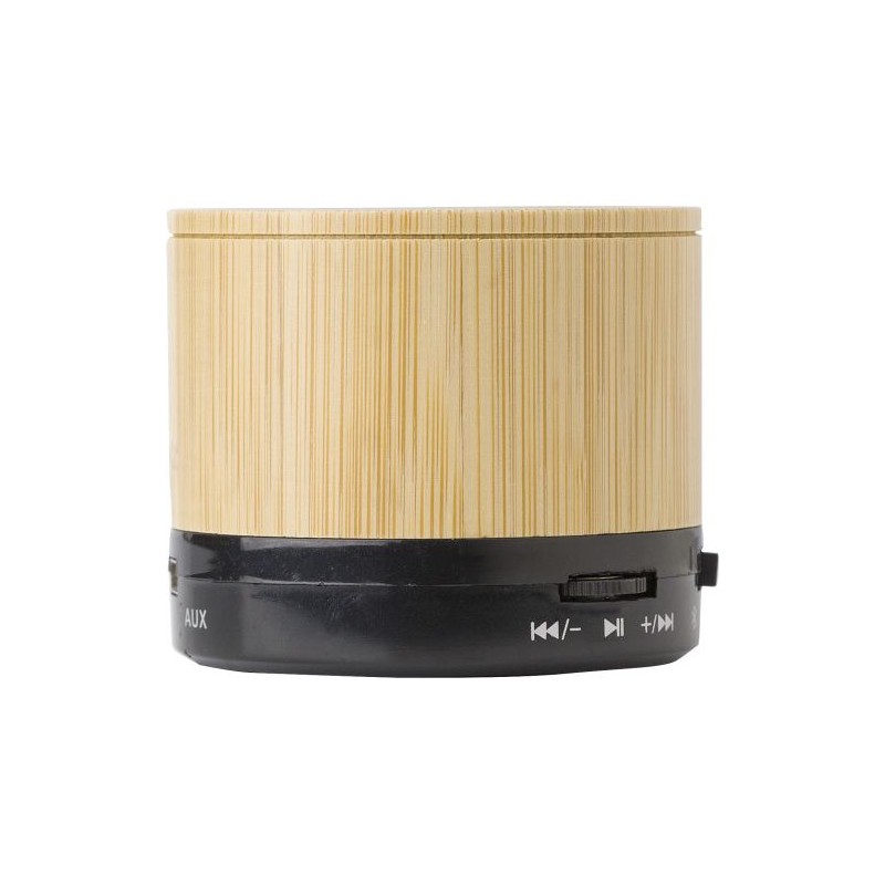 Enceinte sans fil  en bambou personnalisée - Rosalinda Matières : bambou Couleurs : bambou impression haute définition