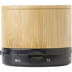 Enceinte sans fil  en bambou personnalisée - Rosalinda Matières : bambou Couleurs : bambou marquage laser ultra précis