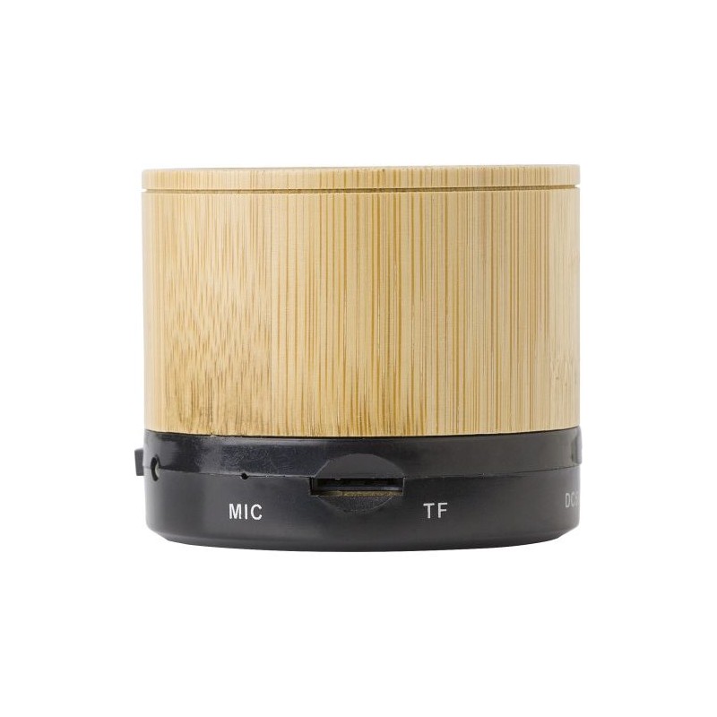 Enceinte sans fil  en bambou personnalisée - Rosalinda Matières : bambou Couleurs : bambou marquage laser ultra précis