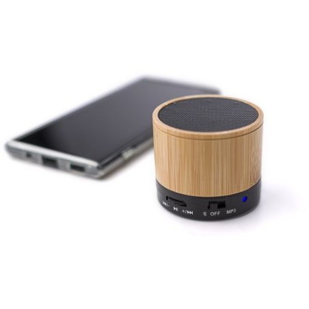 Enceinte sans fil en bambou Rosalinda