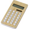 Calculatrice de poche  en bambou Thomas personnalisée pas cher Matières : bambou Couleurs : bambou impression haute définition