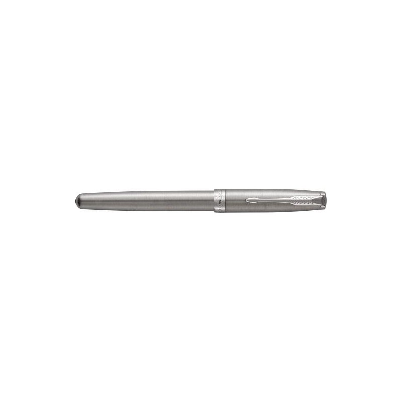 Stylo publicitaire personnalisé en acier inoxydable Roller Sonnet Matières : métal Couleurs : acier