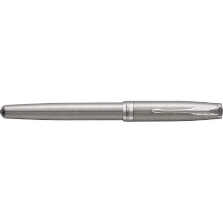 Stylo publicitaire personnalisé en acier inoxydable Roller Sonnet Matières : métal Couleurs : acier