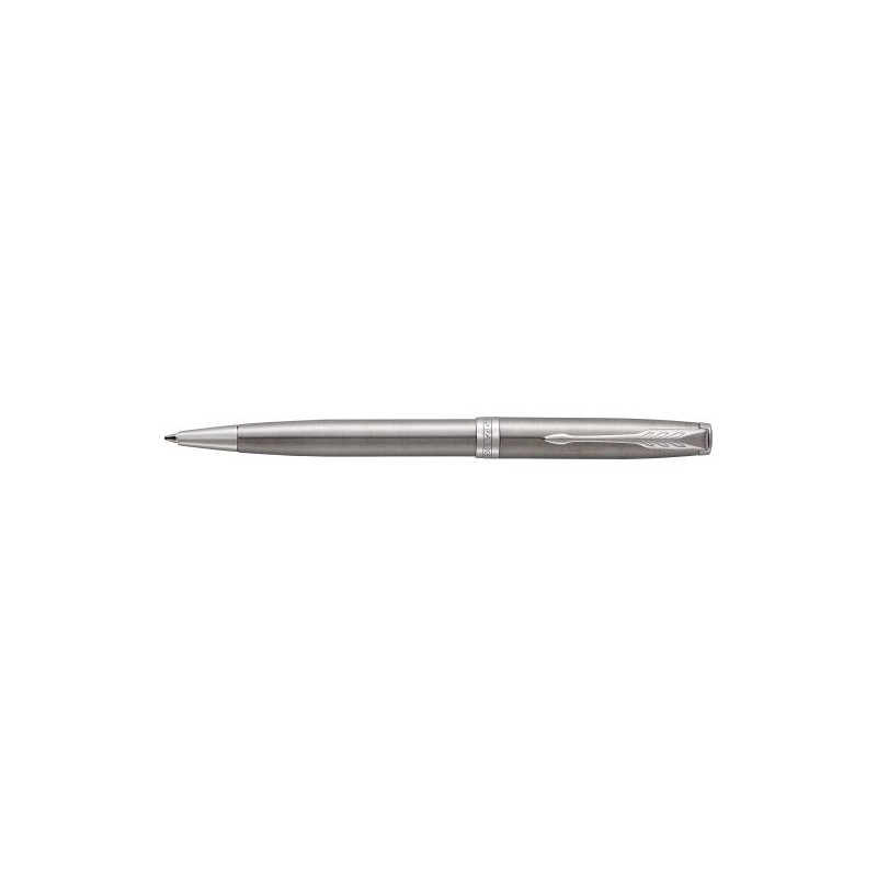 Stylo bille en acier inoxydable luxe Sonnet Matières : métal Couleurs : acier