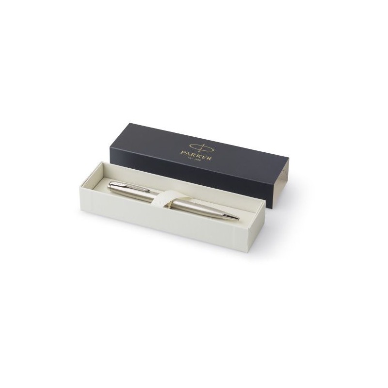 Stylo bille en acier inoxydable luxe Sonnet Matières : métal Couleurs : acier personnalisable avec votre logo
